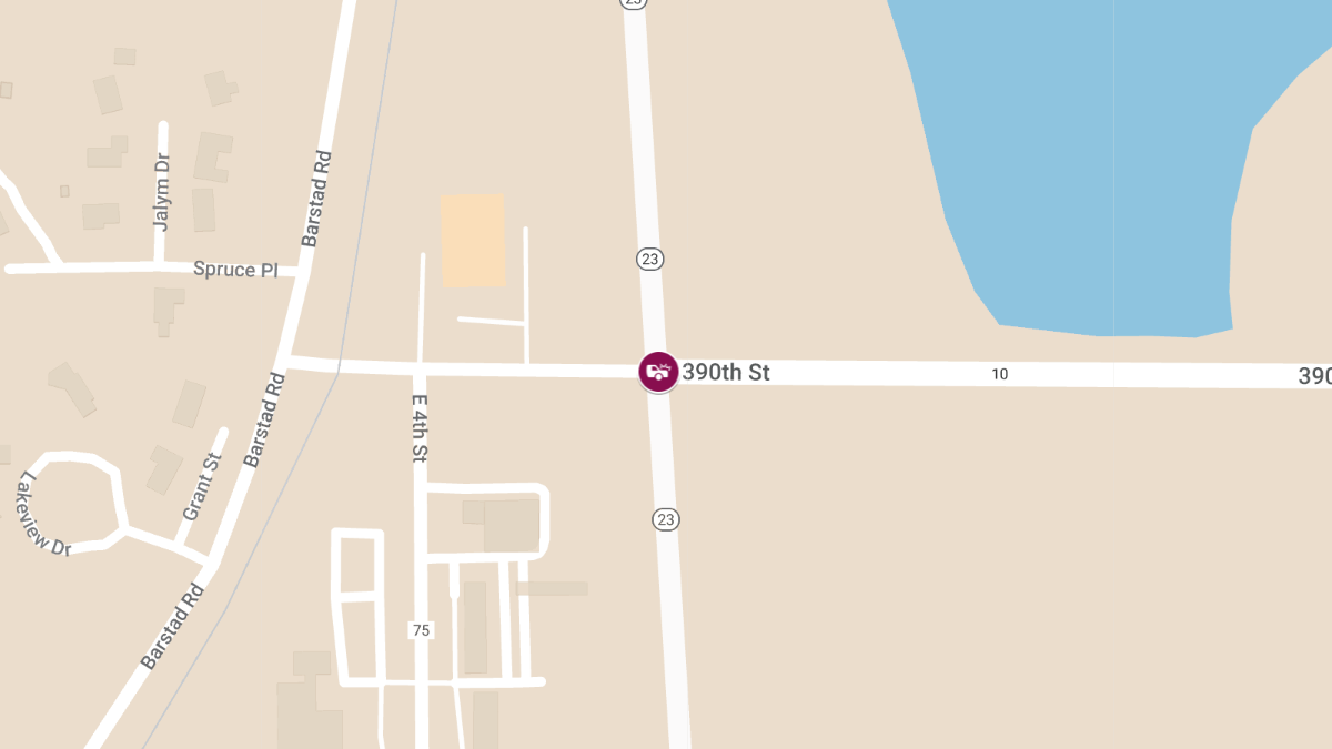 Injury Accident at Highway 23 and County Road 10