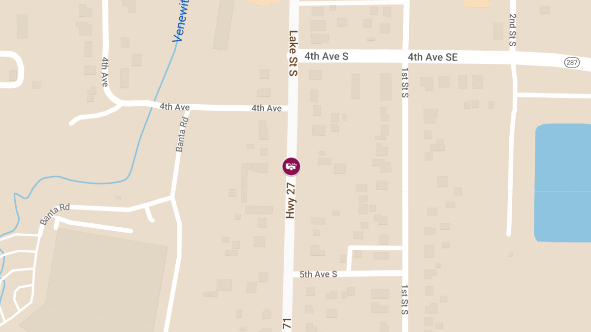 Injury Accident at Highway 27 at Mile Marker 71