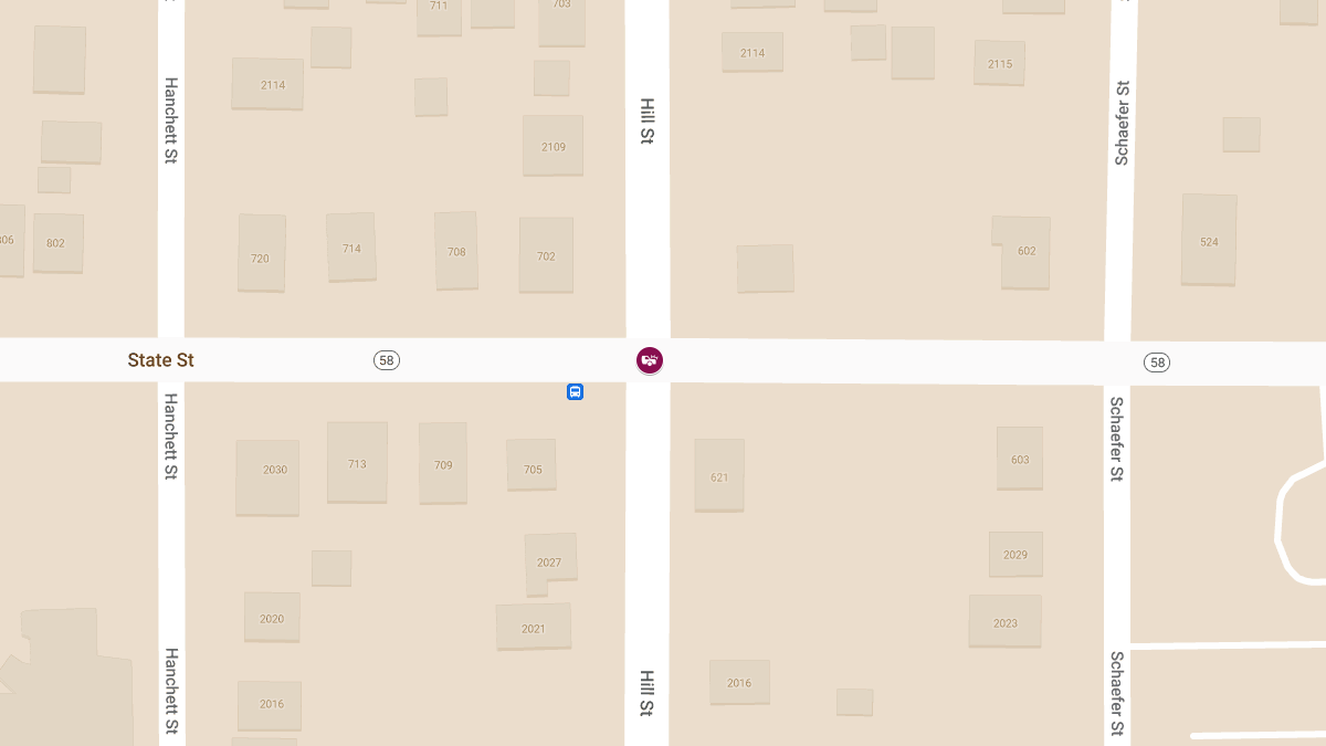 Injury Accident at Hill St & State St