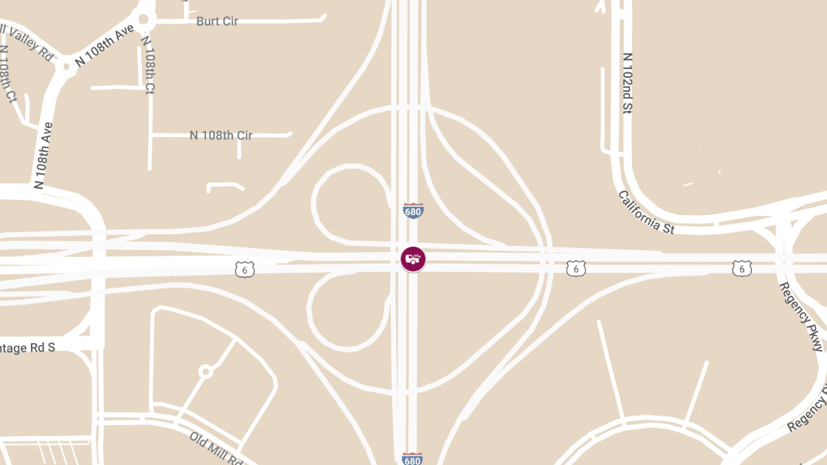 Injury Accident at I-680 & Dodge