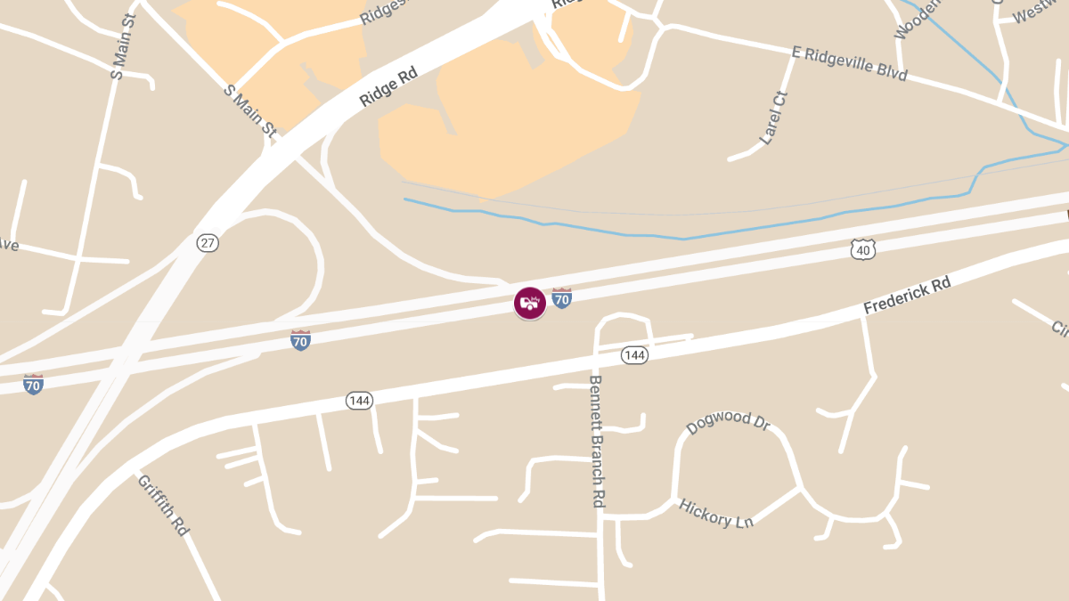 Injury Accident at I-70 WB