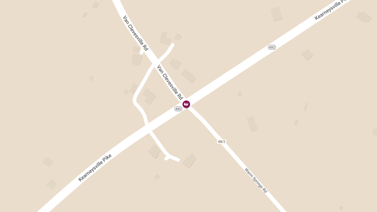 Injury Accident at Kearneysville Pk & Van Clevesville Rd