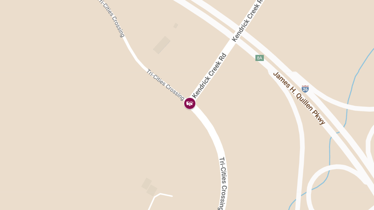 Injury Accident at Kendrick Creek Rd & TriCities