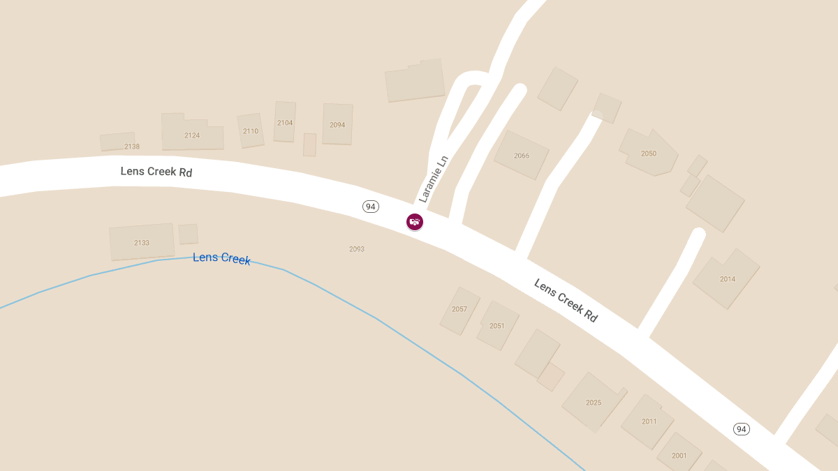Injury Accident at Lens Creek Rd & Laramie Ln