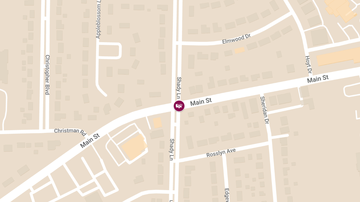 Injury Accident at Main St & Shady Ln