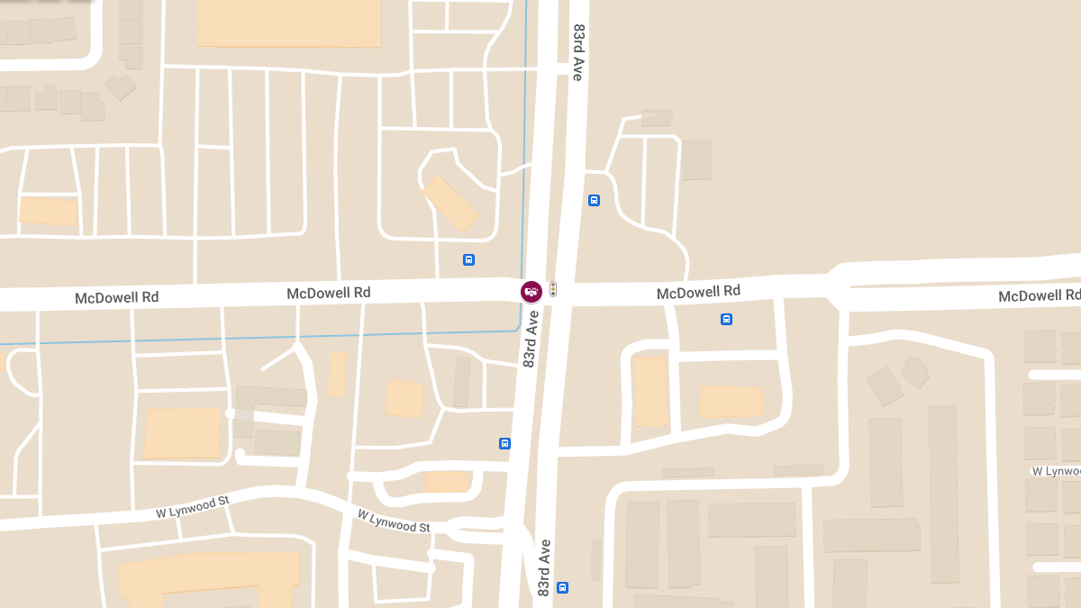 Injury Accident at McDowell Rd & 83rd Ave