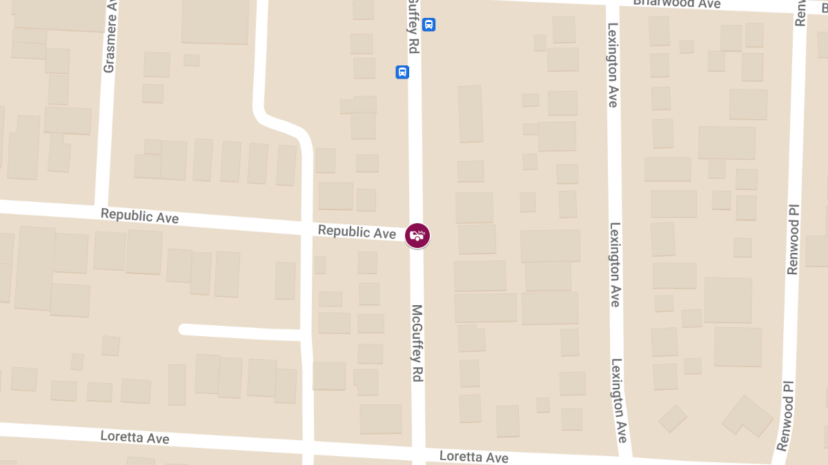Injury Accident at McGuffey Rd & Republic Ave