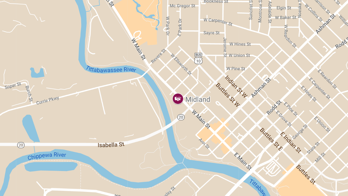 Injury Accident at Midland South of Tittabawassee