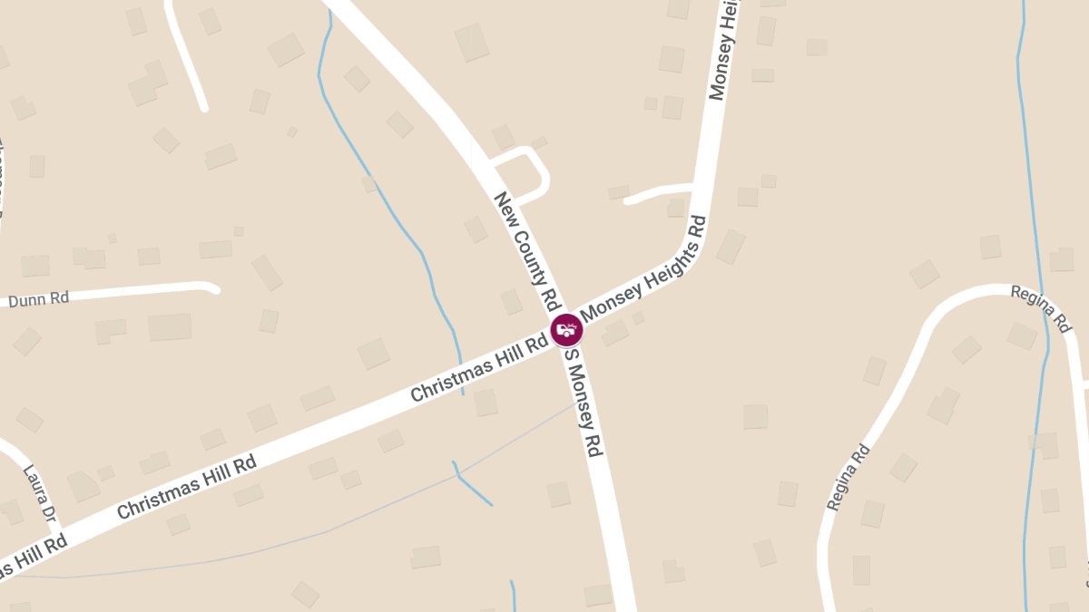 Injury Accident at Monsey Heights Rd & New County Rd