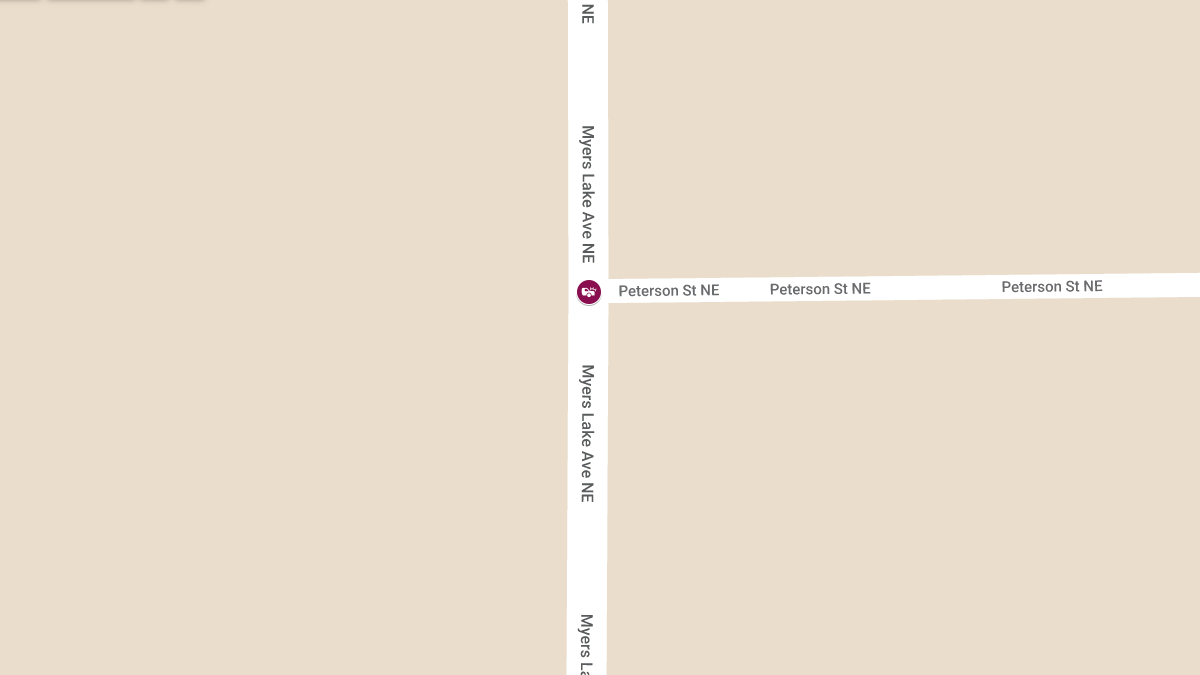 Injury Accident at Myers Lk Ave & Peterson St NE