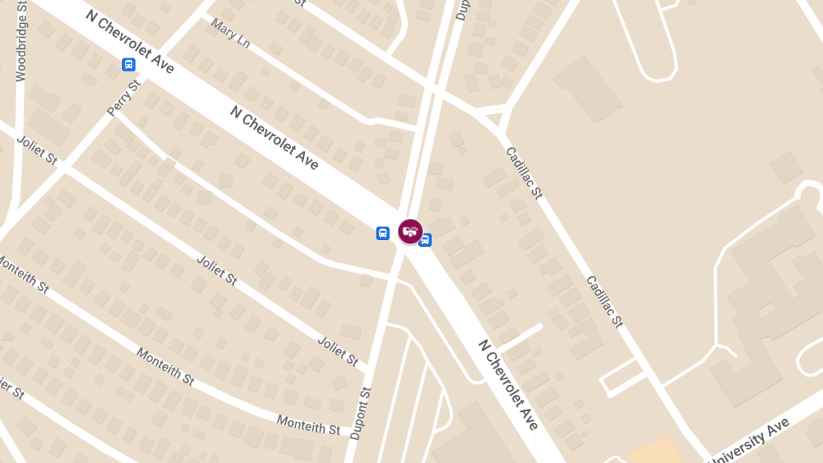 Injury Accident at N Chevrolet Ave & Dupont St