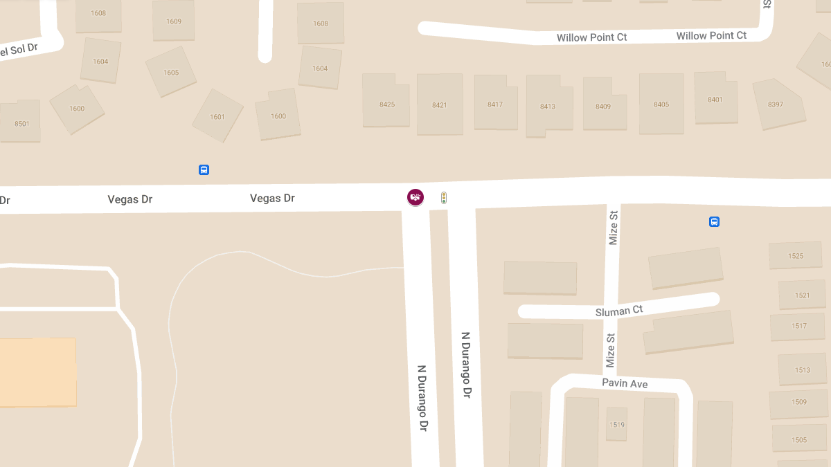 Injury Accident at N Durango Dr & Vegas Dr