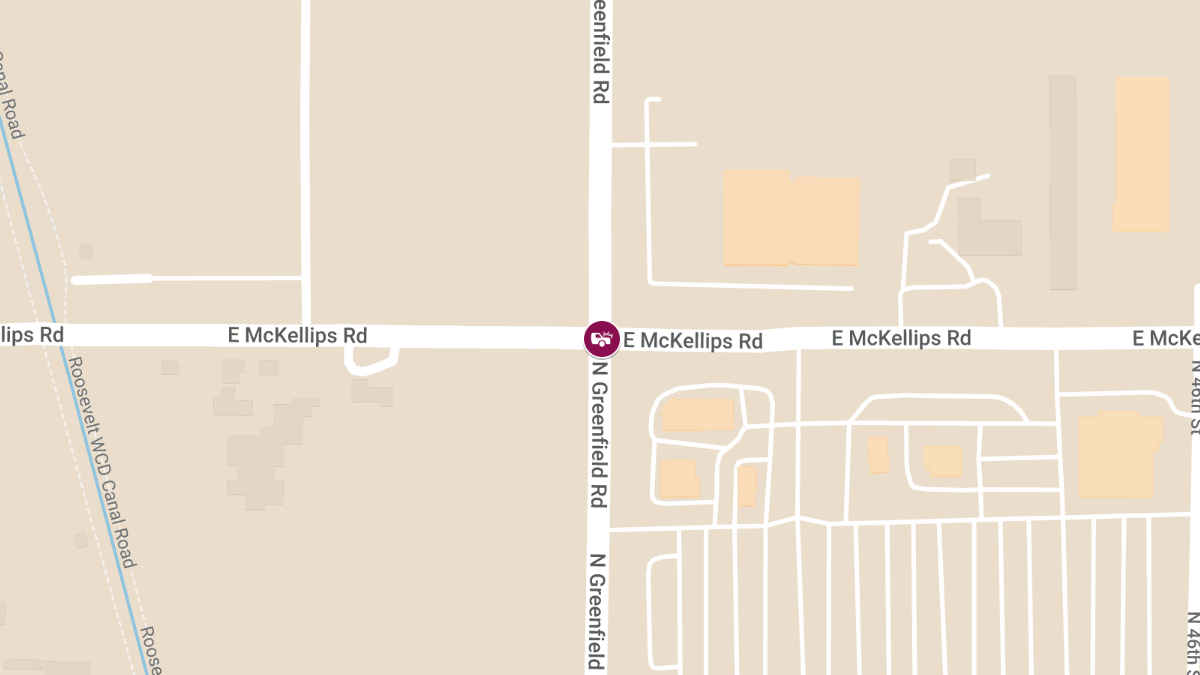 Injury Accident at N Greenfield Rd and E McKellips Rd