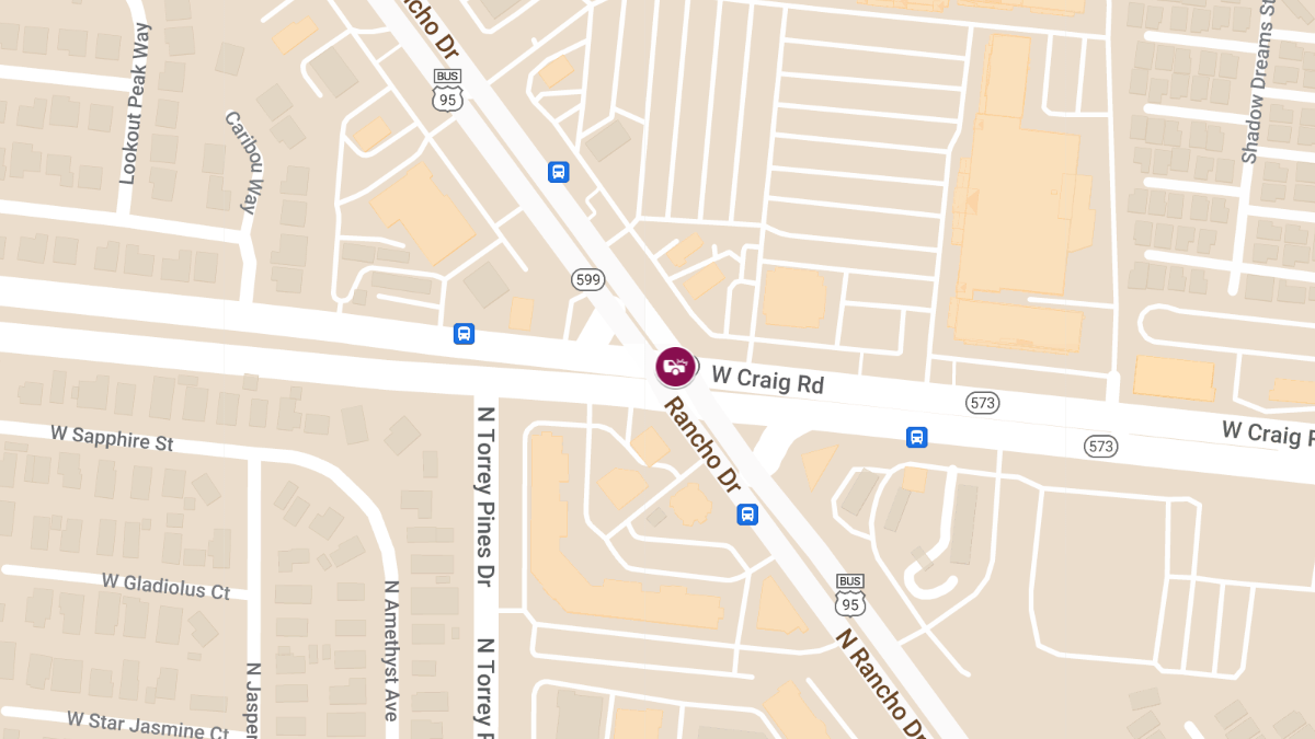 Injury Accident at N Rancho Dr and W Craig Rd
