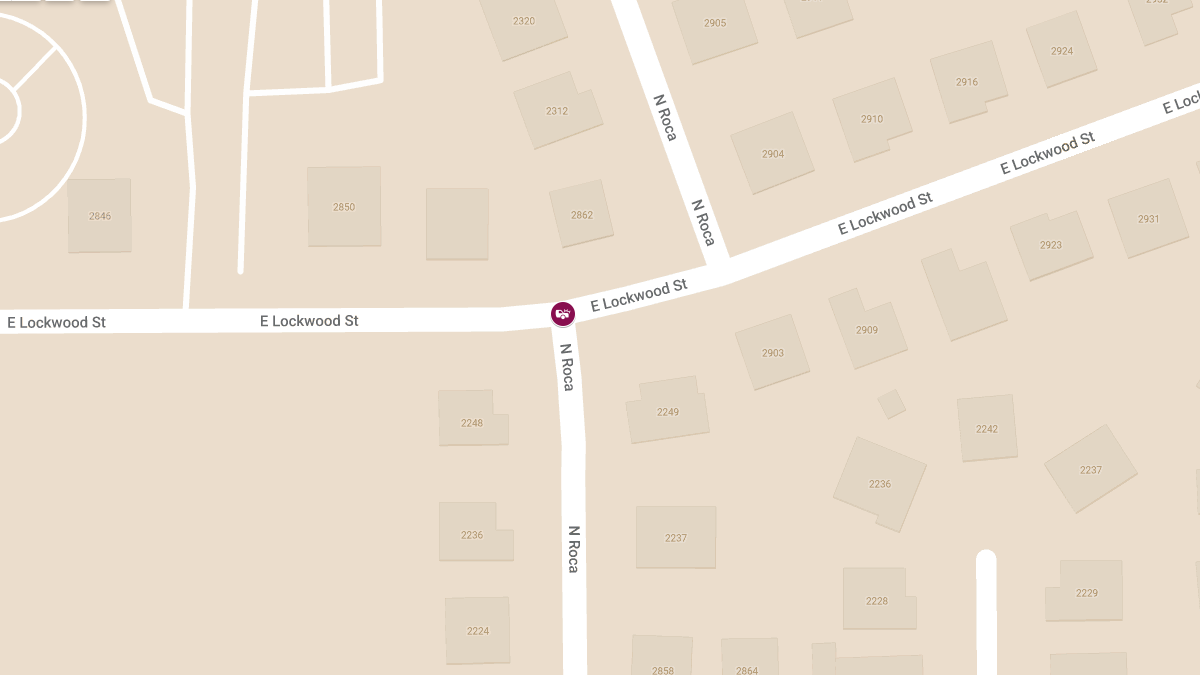 Injury Accident at N Roca & E Lockwood St