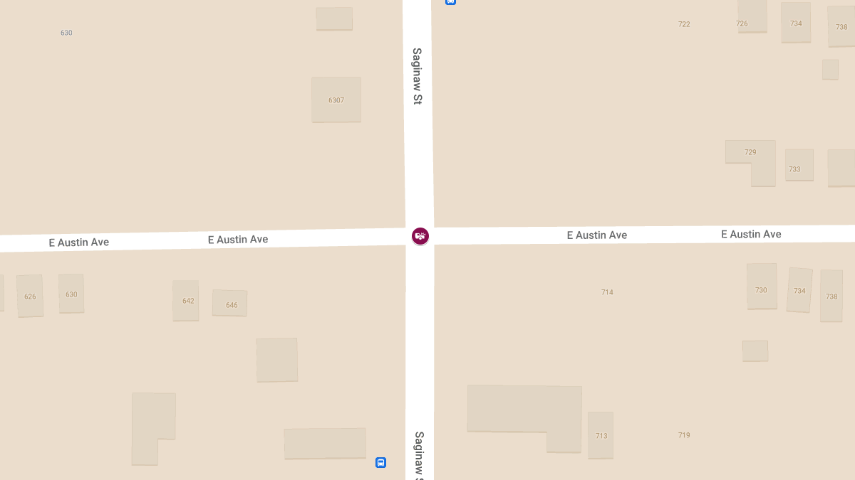 Injury Accident at N Saginaw St & E Austin Ave