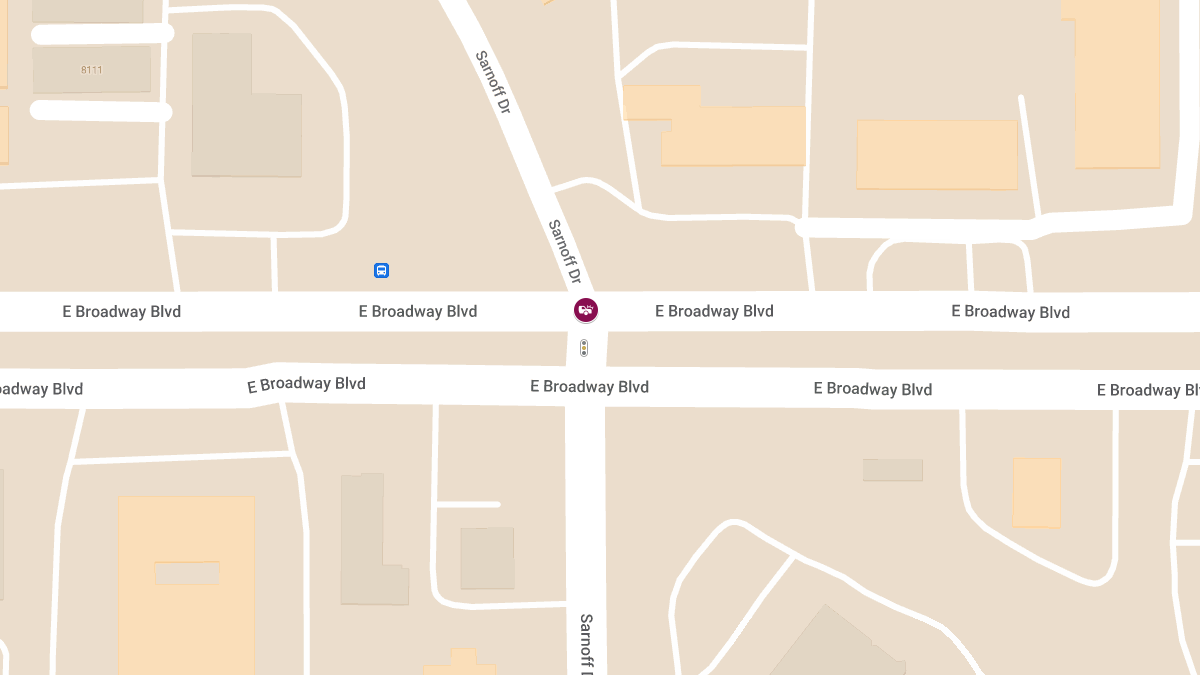 Injury Accident at N Sarnoff Dr & E Broadway Blvd