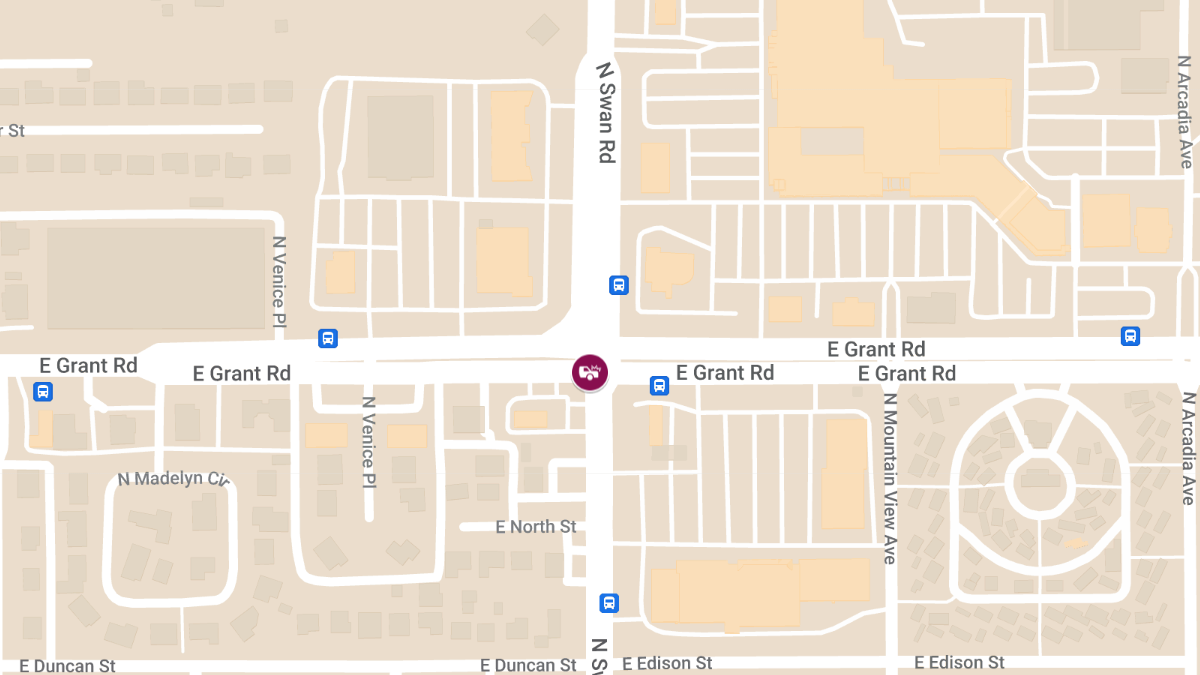 Injury Accident at N Swan Rd and E Grant Rd