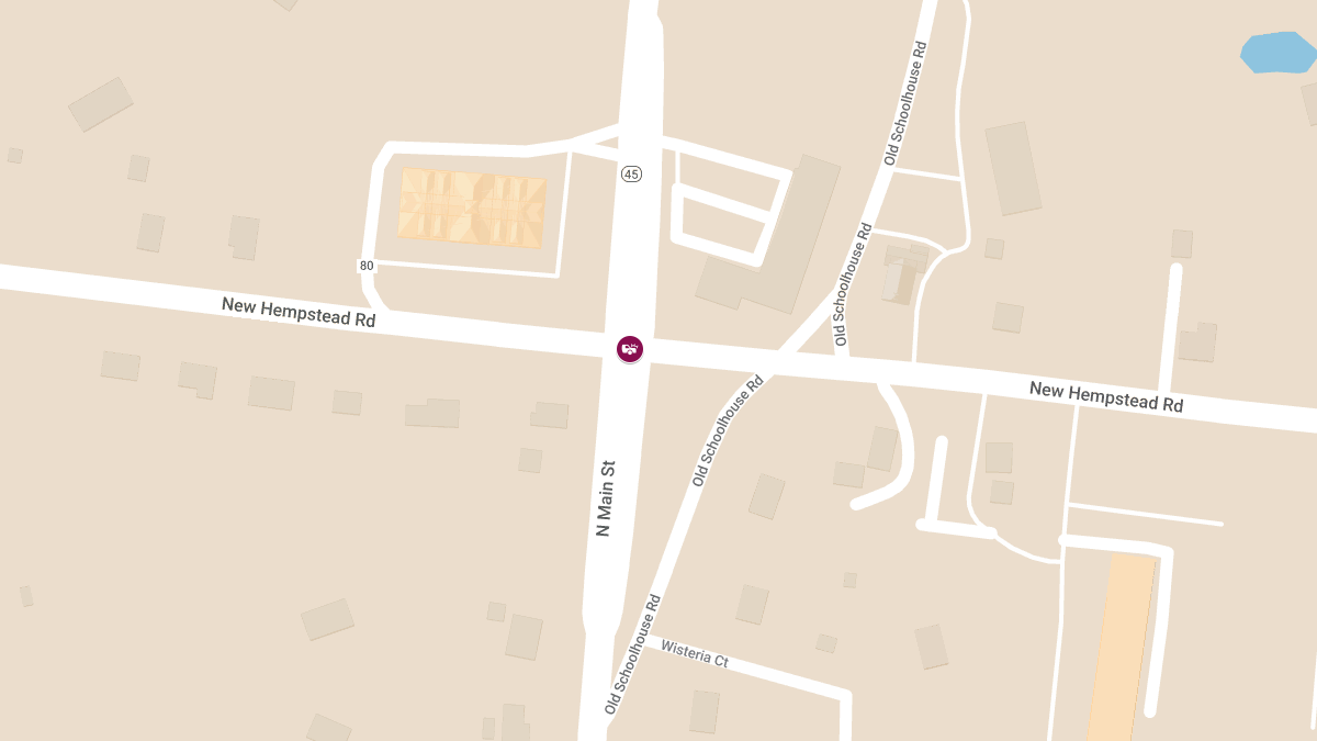 Injury Accident at New Hempstead Rd & Route 45