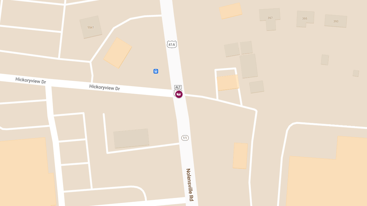 Injury Accident at Nolensville Pike & Hickoryview Dr