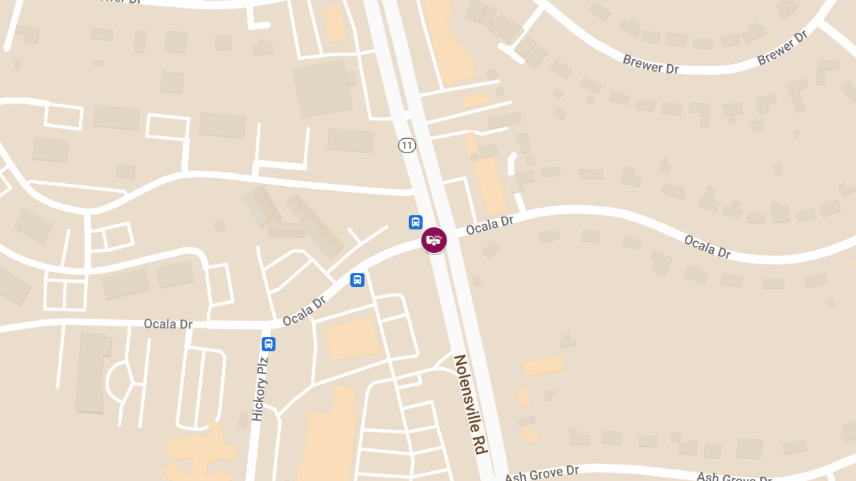 Injury Accident at Nolensville Pike / Ocala Dr