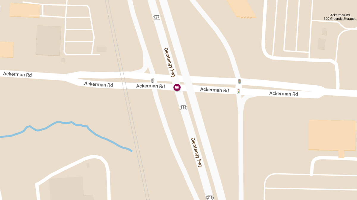 Injury Accident at OH-315 N & Ackerman Rd