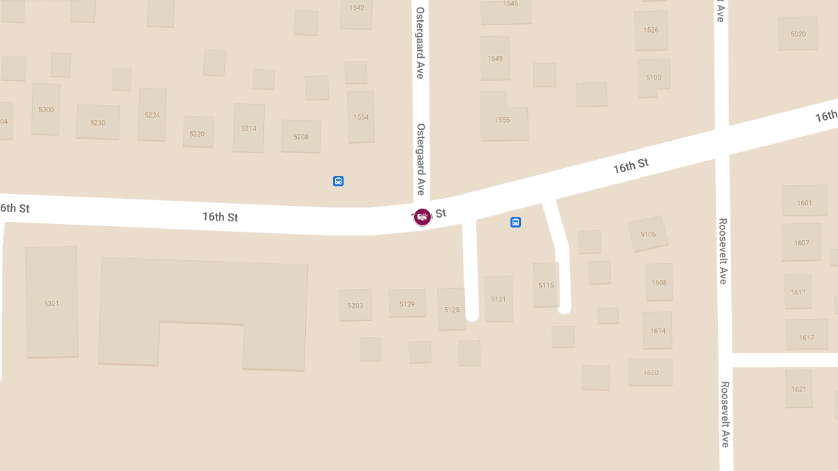 Injury Accident at Ostergaard Ave & 16th St