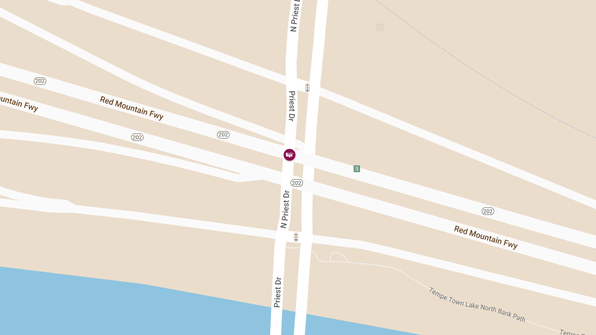 Injury Accident at Priest Dr and Loop 202