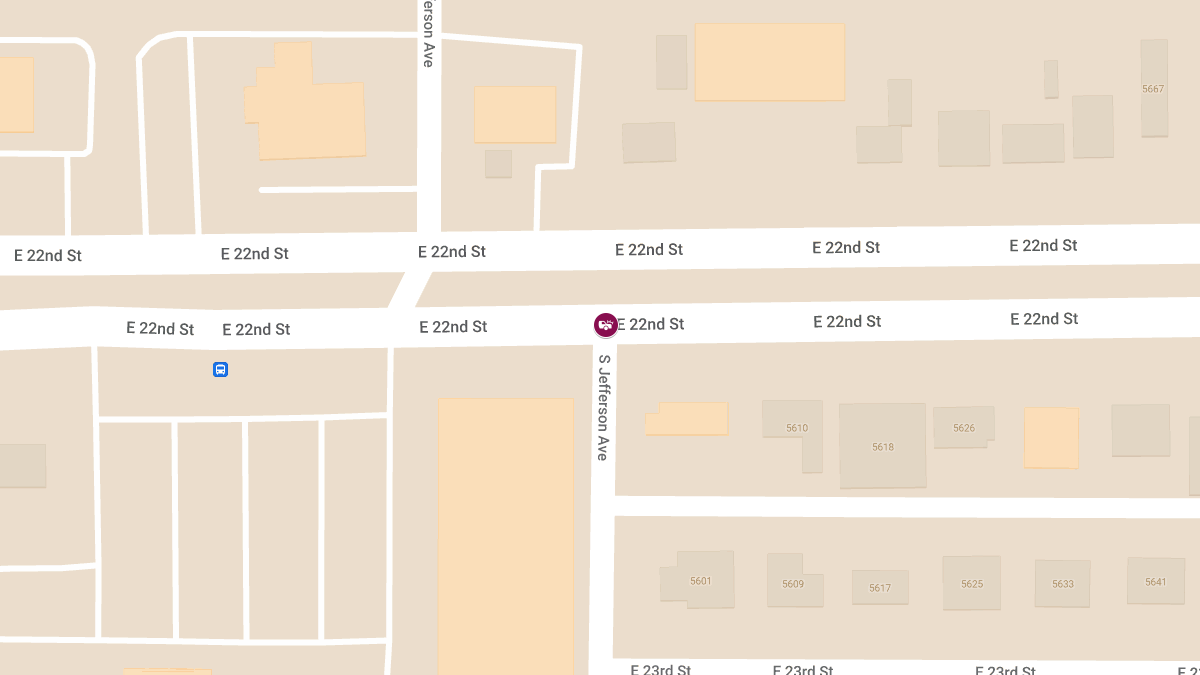 Injury Accident at S Jefferson Ave and E 22nd St