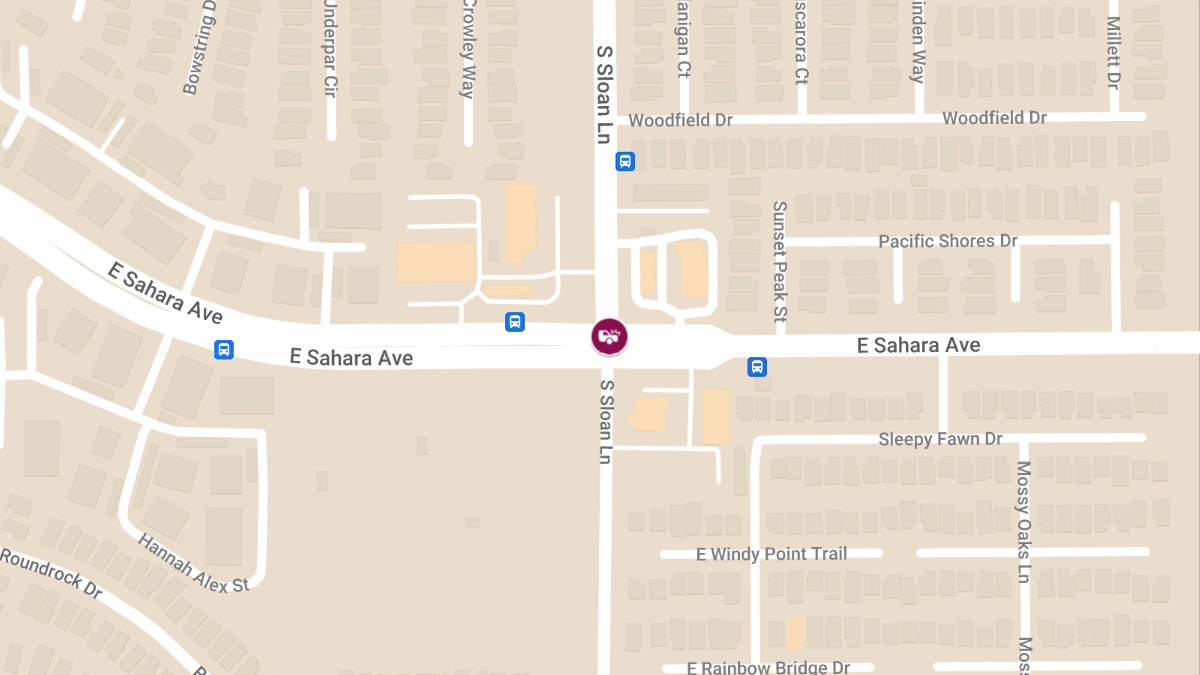 Injury Accident at S Sloan Ln and E Sahara Ave