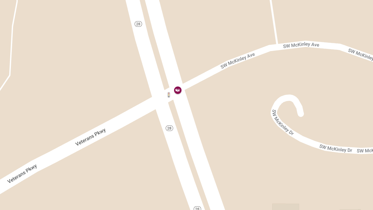 Injury Accident at SW 63rd St & McKinley Ave