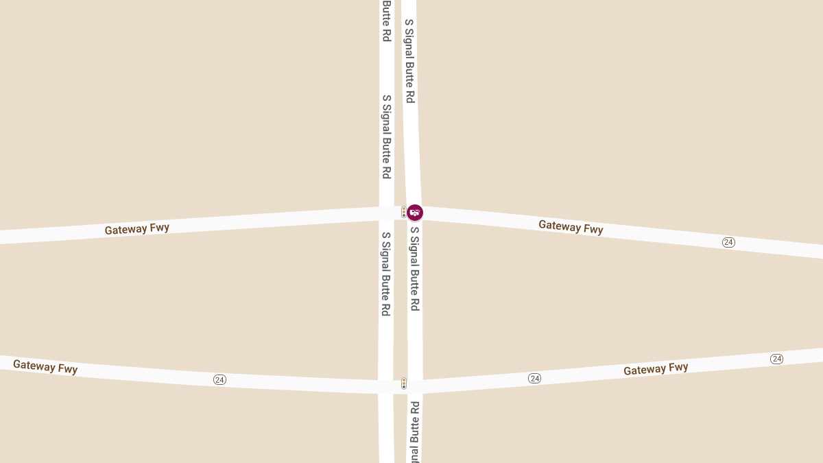 Injury Accident at Signal Butte & 24 OU Mesa