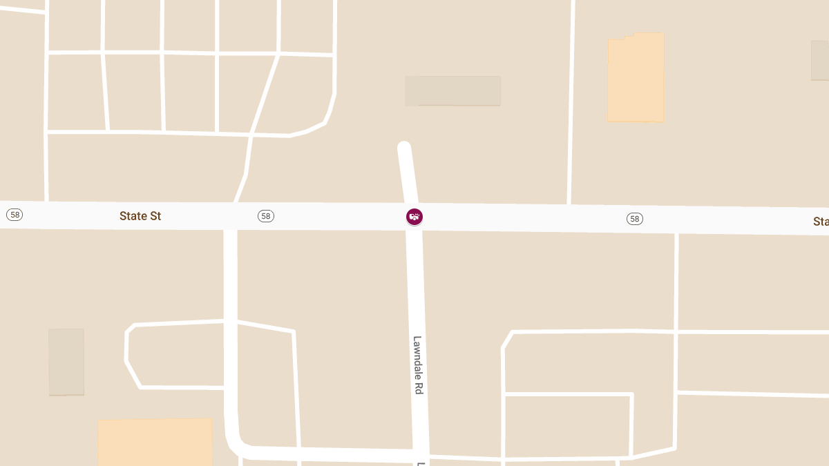 Injury Accident at State St & Lawndale Ave