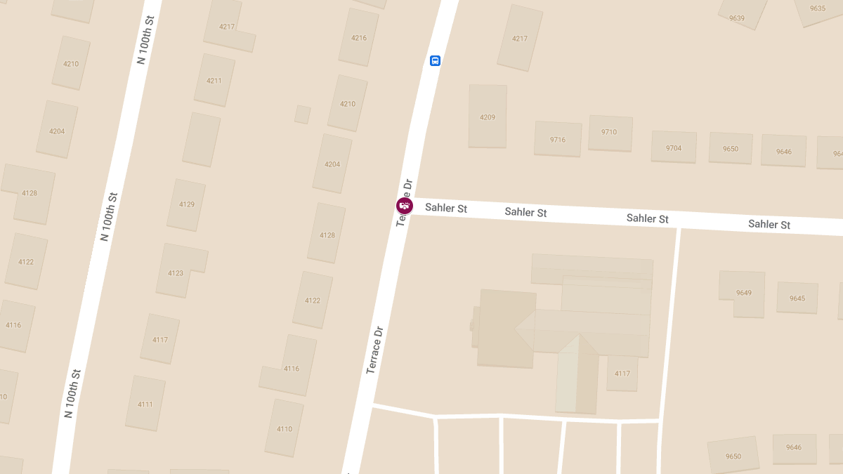 Injury Accident at Terrace Dr & Sahler St