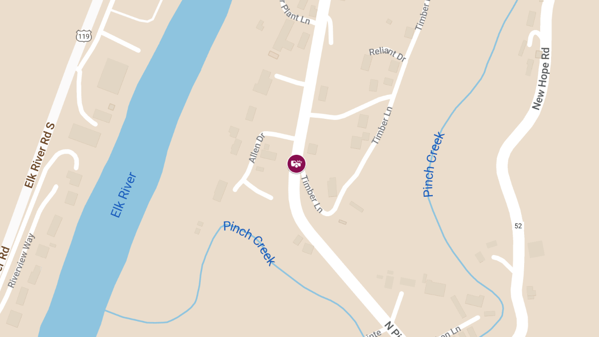 Injury Accident at Timber Ln & N Pinch Rd