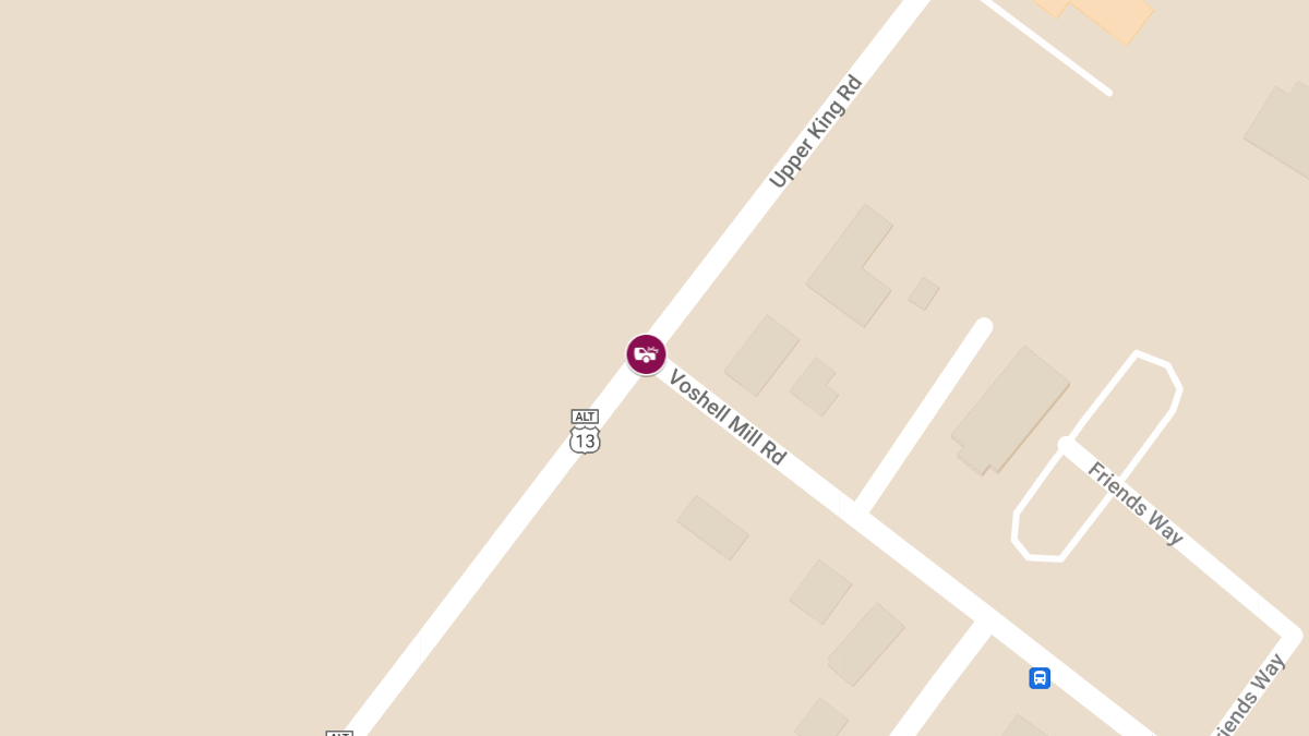 Injury Accident at Upper King Rd & Voshells Mill Rd
