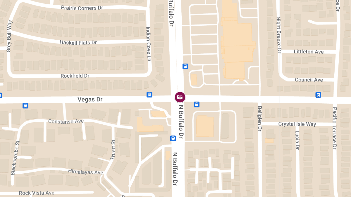 Injury Accident at Vegas Dr & N Buffalo Dr
