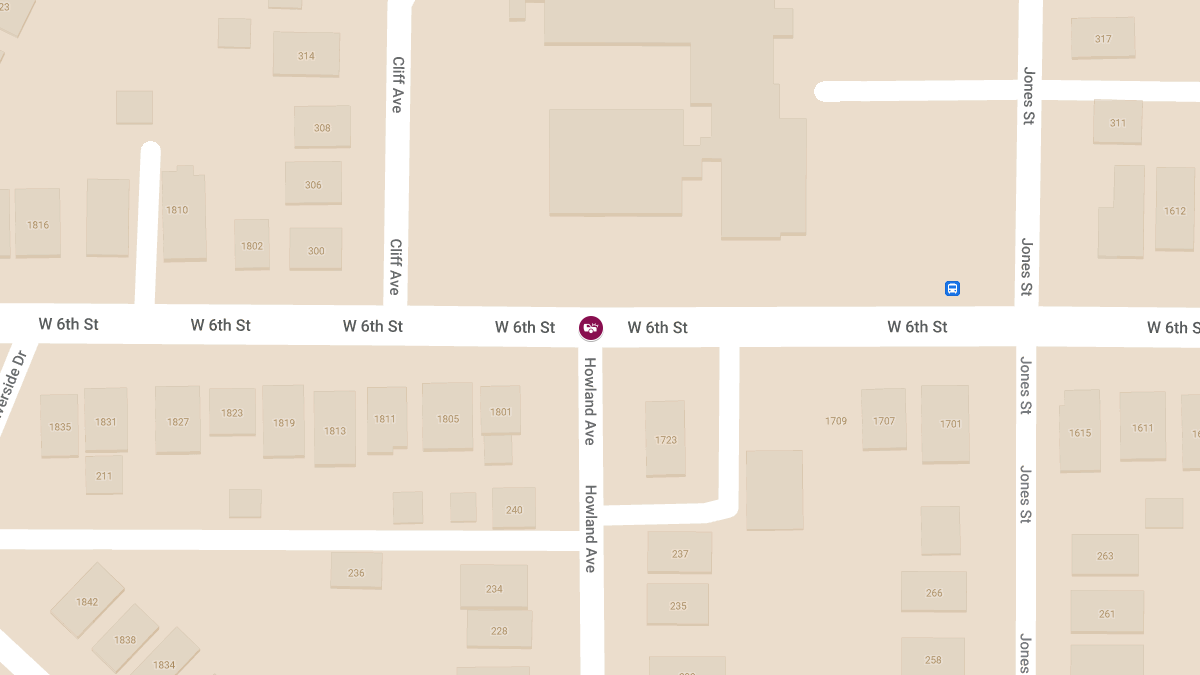 Injury Accident at W 6th St and Howland Ave