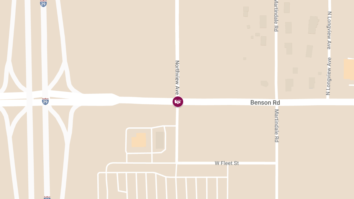 Injury Accident at W Benson Rd & Northview