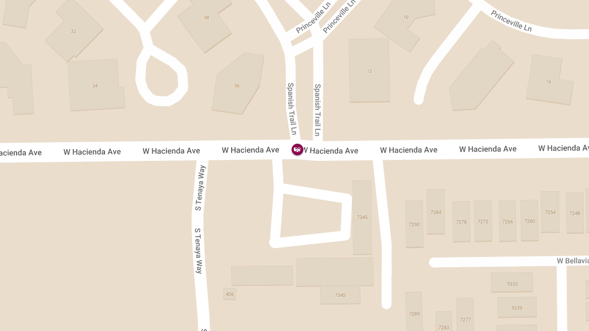 Injury Accident at W Hacienda Ave & Spanish Trail Ln