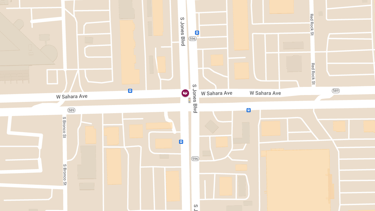 Injury Accident at W Sahara Ave & S Jones Blvd