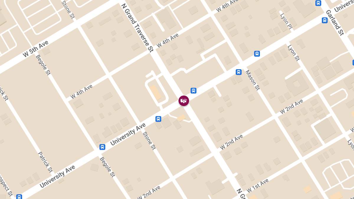 Injury Accident at W University Ave & N Grand Traverse St