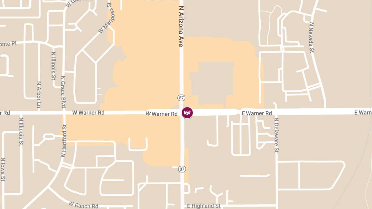 Injury Accident at Warner Rd & Loop 101