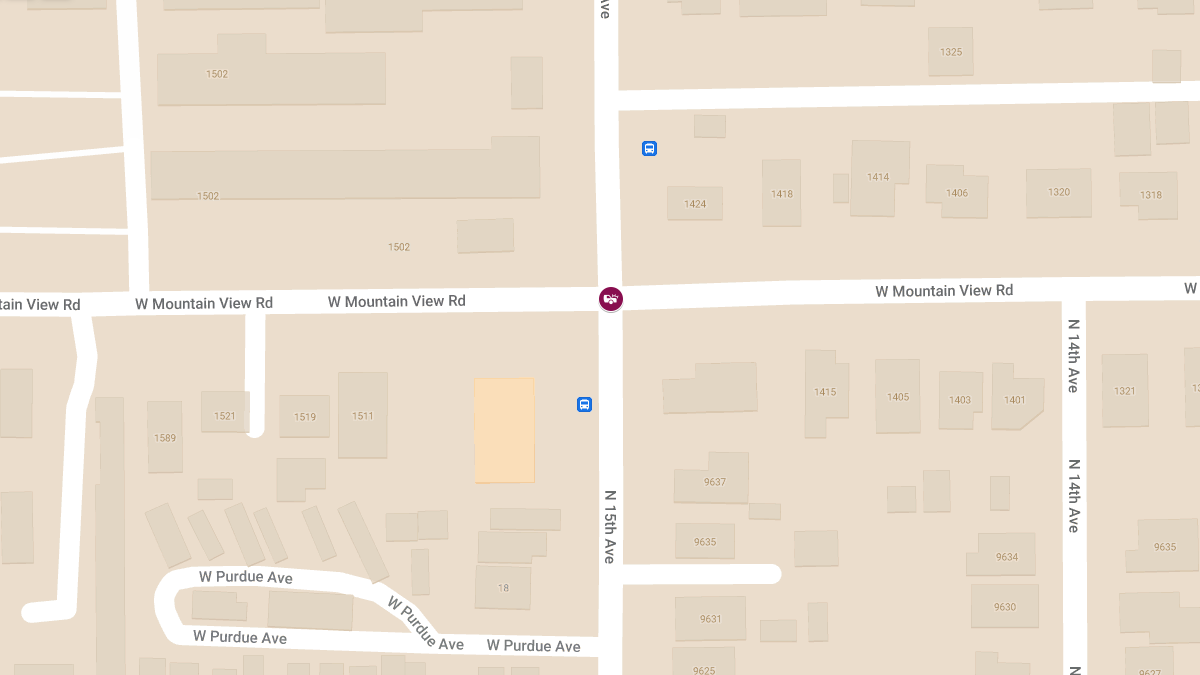 Injury Accident in North Mtn on 15th Ave at Mountain Vw Rd