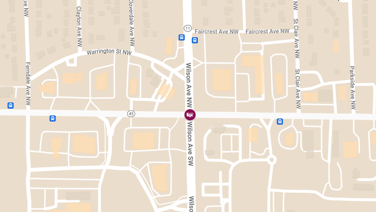 Injury Accident in Standale on Lake Michigan Dr M-45 near Wilson Ave (M-11)