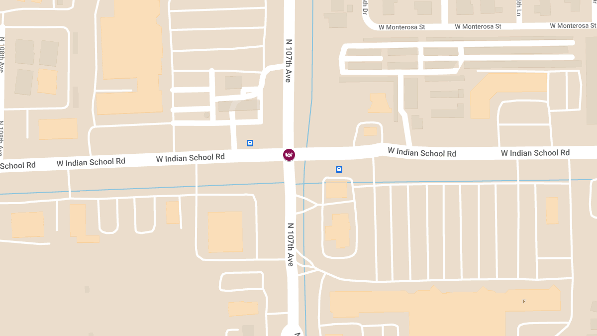 Injury Accident on 107th Ave at Indian School Rd