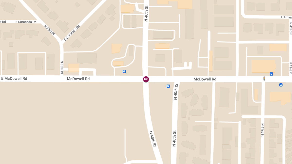 Injury Accident on 40th St at McDowell Rd