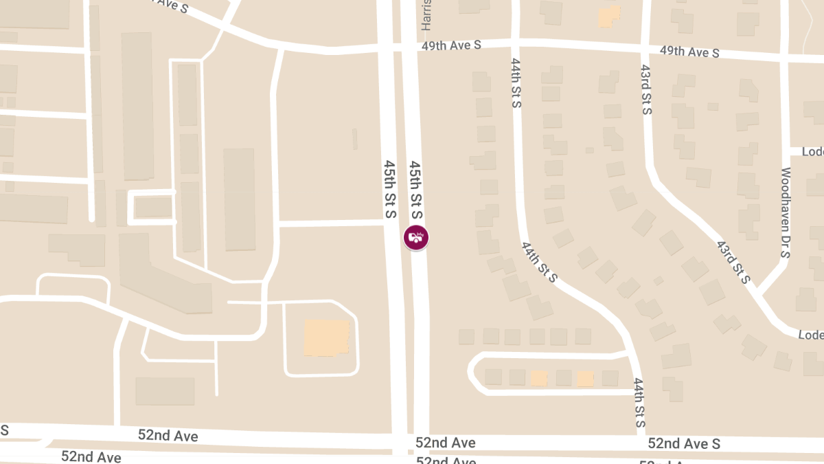 Injury Accident on 45th St S