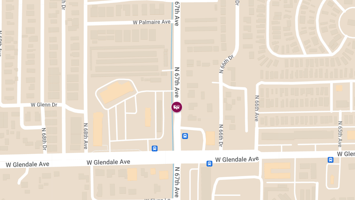Injury Accident on 67th Ave North of Glendale Ave