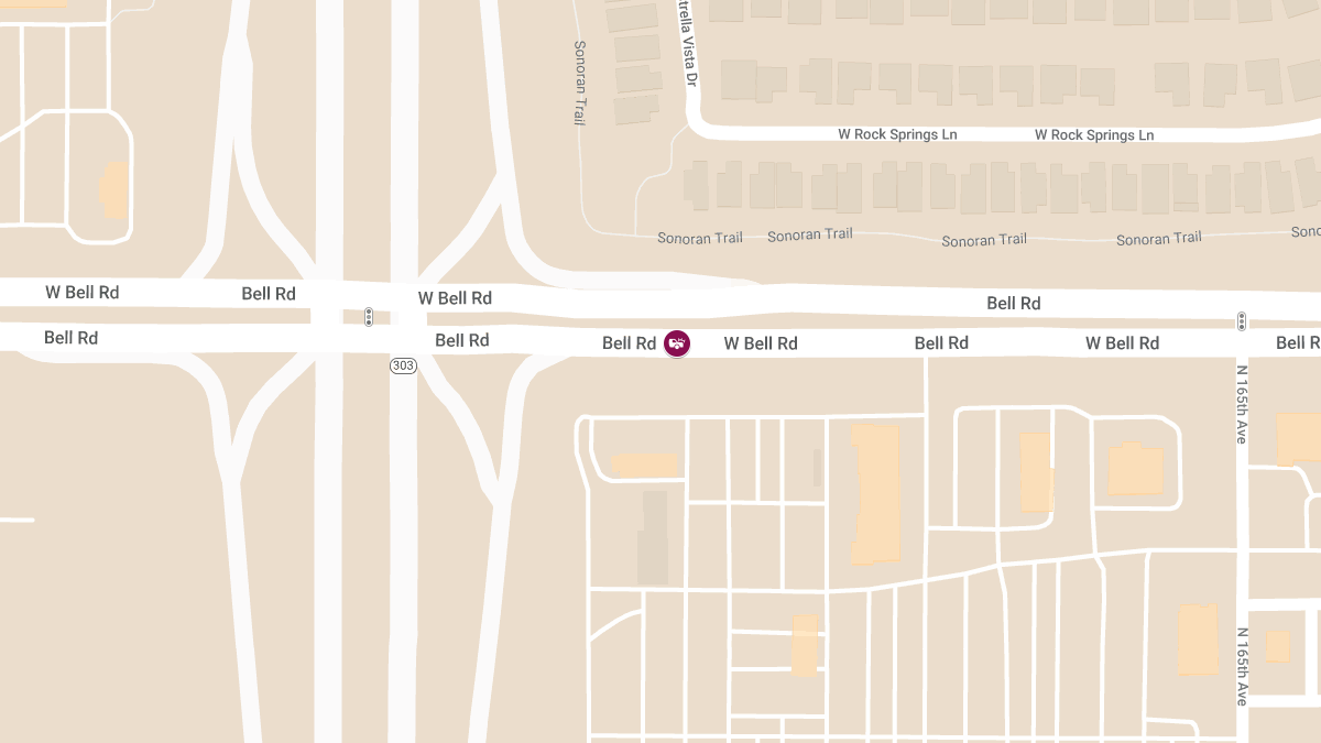 Injury Accident on Bell Rd East of Loop 303